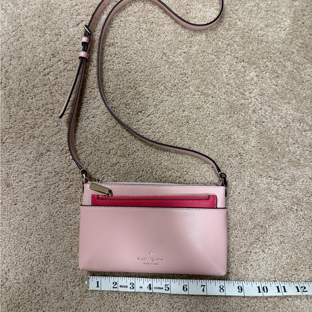 Kate Spade Vibrant Pink and Red Crossbody Bag